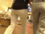 白ピタッ娘と爽やかデニム2人組