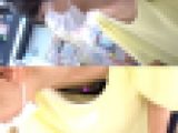 #313　ポニーテール美人OLさんのガラ空きの胸元を至近距離撮影。可愛いちっぱいを見せてください