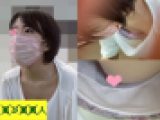 清楚で美人なOLの胸チラ。隙間から乳首が見えていました。【集荷客/運送/胸チラ】Vol.38