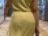0074【上品】ロングスカートのニットワンピな上品お姉さん