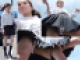 激ヤバ作品vol32！禁断お尋ねパンチラ盗撮～可愛い女の子に声かけして真下からじっくりP観察