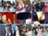 露出度高いコスプレイヤー達のオッパイや股間の食い込みを激写