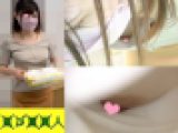 美人OLの胸チラ/シンプルな服装から見えた美乳【集荷客/運送】Vol.46