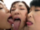 織江・美都子・かすみ　三つ巴キス～窓辺編