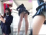 【縦型動画】J.K制服お散歩ローアングルパンチラ（3）