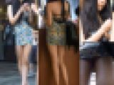 【短けぇ～！！パンチラすれすれ無防備なミニスカギャルを盗撮！】