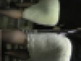 白デカ尻のタイツ女