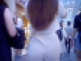【後編】ダイナマイトで激エロな美尻を持つ激カワ美女が極薄ピタパン履いてTバックライン出して歩く姿がエロ