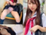 17時間着用【個人撮影】真面目でお上品な桃色のレース柄パンツちゃん_私立女子校②※初めての中イキ姿を収録