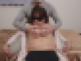 終始激しめの胸揉みで自称やリマンのハリのある爆乳Ｈカップを揉みまくりました（完全オリジナル）