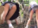 制服アスレチック女子.高●生（2）休憩中に開脚パンチラ盗撮、ハシゴ登りの真下パンチラ編
