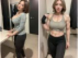 【40代】レギンスに食い込む肉感！ムチムチ爆乳ママの誘惑！