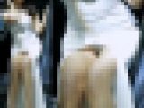 高画質 キャンギャルチラ見せ！３６ 白パン３人・パンチラ