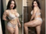 【40代】清楚とエロスが交錯！白い下着の人妻爆乳