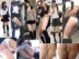 【痴漢3人SET】制服美●女達の両穴びしょ濡れ掻き回し痴漢セットSP