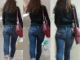 激カワ お姉さんのデニム