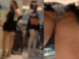 【この太もものムチムチ感と大胆に見えるパンチラが堪らないww】