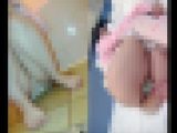 おもらしとピンク色の奥見せて 下着穿いたままのお〇っこ