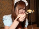 ◆素人投稿動画 上京したばかりで訛りも可愛い美形ギャルに精子をたっぷり飲ませてあげました 【Part.04：ネトネトお寿司で食ザ