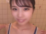【貴重映像】可愛い×スク水の神マッチアップ　恥じらいありのフェラチオ口内射精