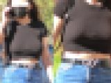 【フルHD】ノーブラ巨乳の乳揺れが凄い！