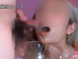 サックスもセックスも大好きな音大系女子の初飲●! ゴクゴク音が大きくて大迫力のお●っこ飲み!