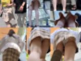 NTRパンチラ。美女OLのお尻をつけ回す