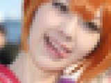 コスプレイヤーの顔面アップ004