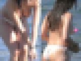【2本セット品】海水浴場で突然ブラを外して SET1 乳揺れ
