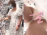 ロングスカートだけど可愛いおパンツをはいたお姉さんを盗撮