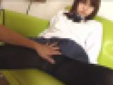脚にピッタリとフィットする黒タイツを身に着けた女子学生を味わうフェティッシュ・スタイル…　Part 8