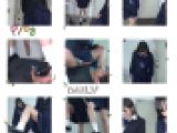 制服女子の小便器3　便器への暴行連続放〇