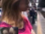 パチンコ屋の美人で美尻コーヒーレディさん(借金返済)痴漢アルバイト