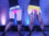 【縦アングル】パンチラ尻ちらミニスカダンス4
