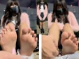 清楚系超絶美女24cm超激弱足裏くすぐり！4分31秒