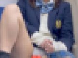 女子学生盗撮日記105 制服では初登場！！青チェックスタイル抜群の激カワミニスカ美脚J系を電車内とトイレ内で盗撮【※完全主観40