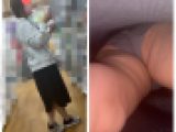 【逆さ撮り4人収録】街中のちょっと綺麗なおばさん・熟女のスカートにぶっこみ！