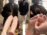 23.5cm口リ系美女激弱足裏くすぐり！6分29秒　