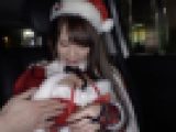 【素人】サンタコス潮吹きパイパン女子とセックス-1