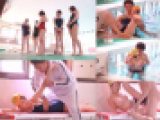 夏休みの水泳教室で女子学生達に指導と称し鬼畜講師達が卑猥な行為をやりたい放題