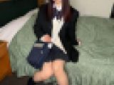 【個人撮影】制服ギャルとパパ活_妊娠不可避中出し×2