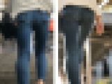 Rab18@スキニーデニム『キリッと引き締まったお尻の持ち主はスタイリッシュなお姉さん！』