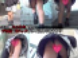 エロ脚ミニスカ娘さん、デカ尻にTバックがクイ込んでますよ！（1）上り階段パンチラ覗き