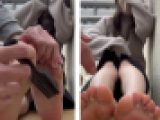 25歳23.5cm清楚系女子 激弱足裏くすぐり！2分46秒