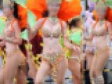 【写真】 ミス日本級の女神の微笑！長身で上品な顔立ちのオレンジタンガのスレンダー美女ダンサー　超盛り252枚！
