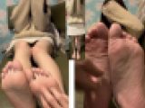 清楚系女子 24cmバイト終わり激弱クサ足裏くすぐり！5分
