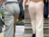 「贅沢にたっぷりとついた肉尻！高級OLお姉さん達(2名)」
