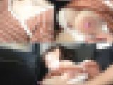 複数人で巨乳を車内ちかん♡/友人をお触りいたずら♡【パンチラ/胸チラ】