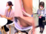 【胸チラ⑳】オフィカジュＯＬさん/スーツ姿の営業ＯＬさん「無防備おっぱい」