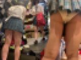 アホみたいに短い青チェ生P粘着撮り